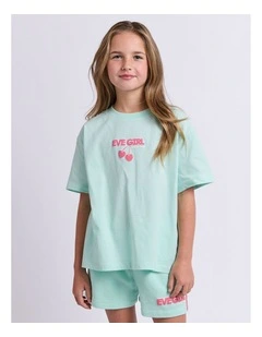Lounge Club Tee (8-16 Years) in Mint