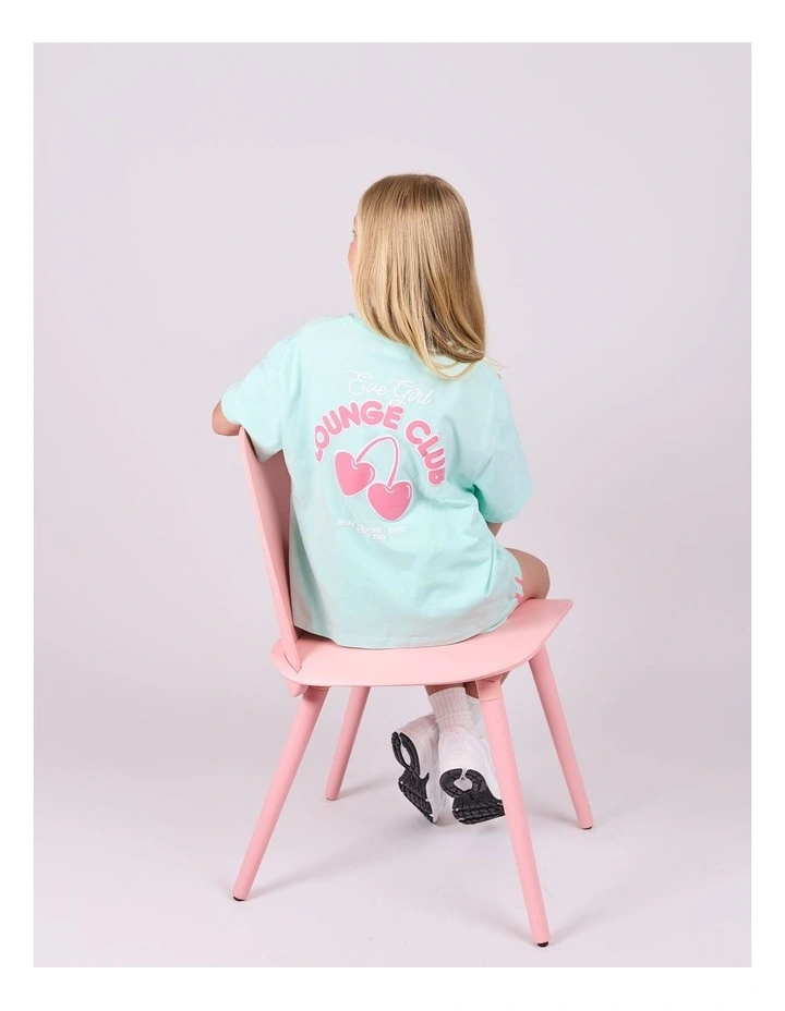 Lounge Club Tee (8-16 Years) in Mint image 2