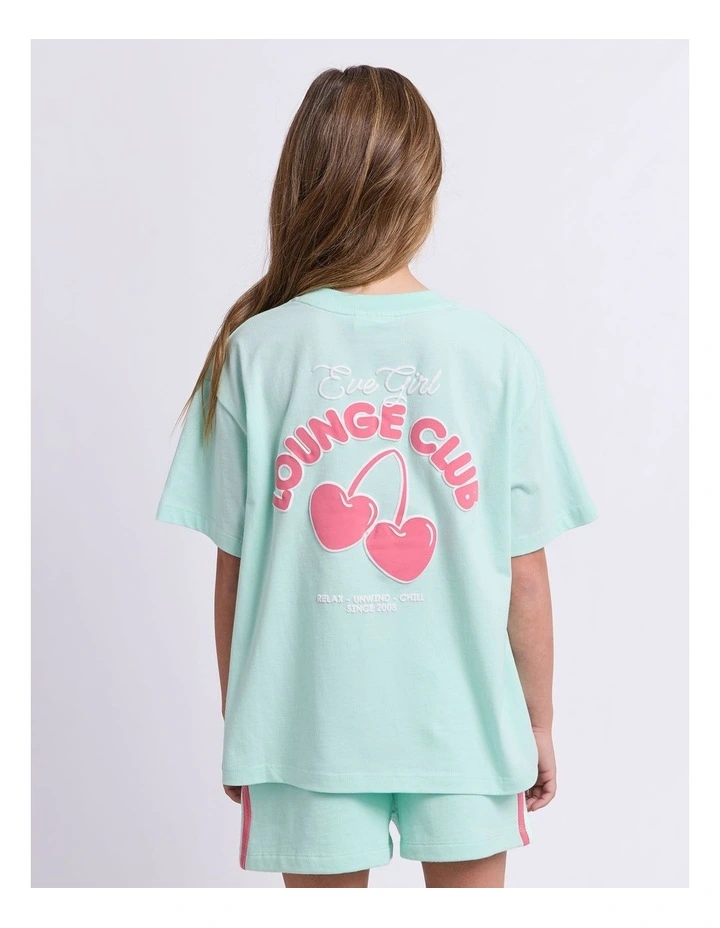Lounge Club Tee (8-16 Years) in Mint image 4