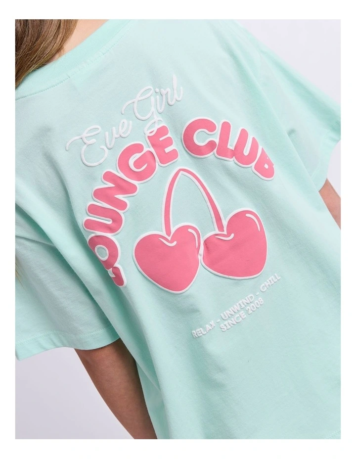 Lounge Club Tee (8-16 Years) in Mint image 6