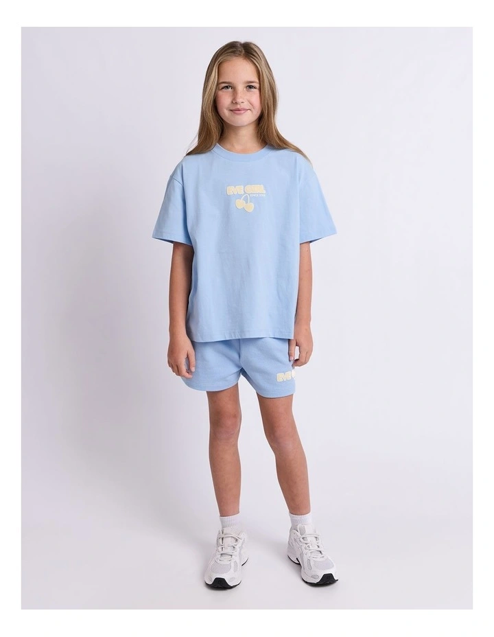 Lounge Club Tee (8-16 Years) in Sky Blue image 3