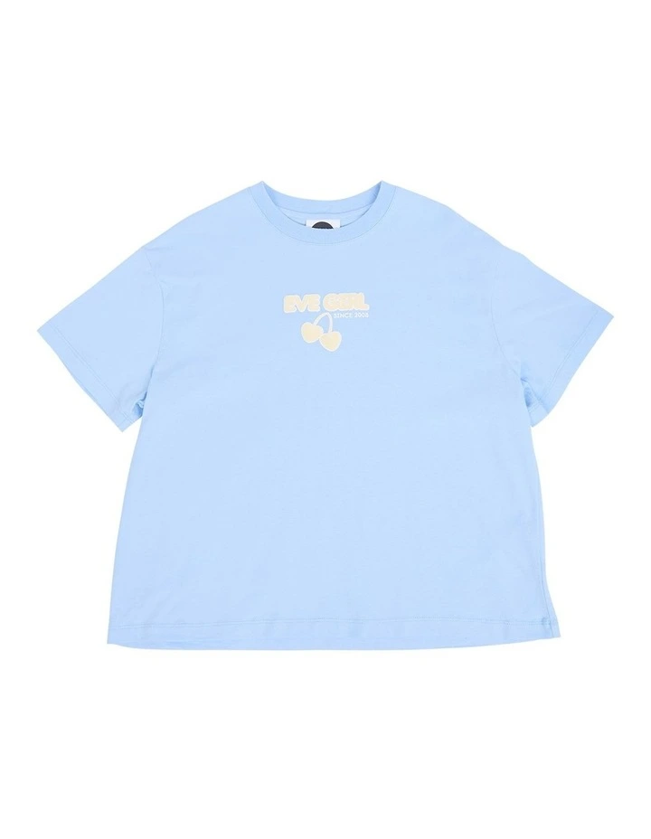 Lounge Club Tee (8-16 Years) in Sky Blue image 5