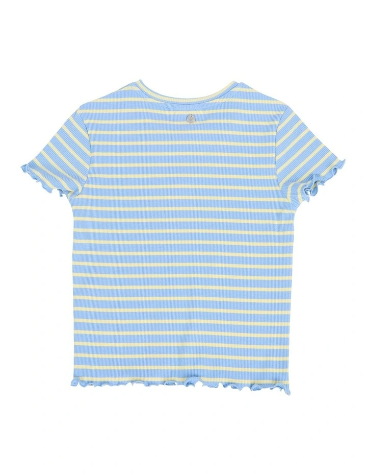 Sammy Rib Tee (8-16 Years) in Light Blue image 6