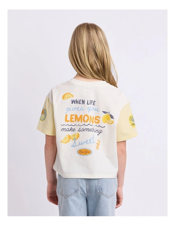 Capri Tee (8-16 Years) in Vintage White image 2