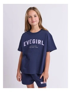 Motion Tee (8-16 Years) in Navy