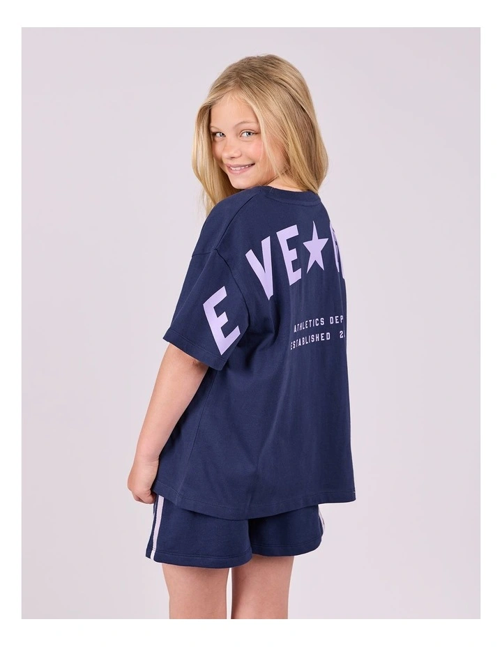 Motion Tee (8-16 Years) in Navy image 2