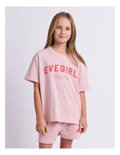 Motion Tee (8-16 Years) in Pale Pink