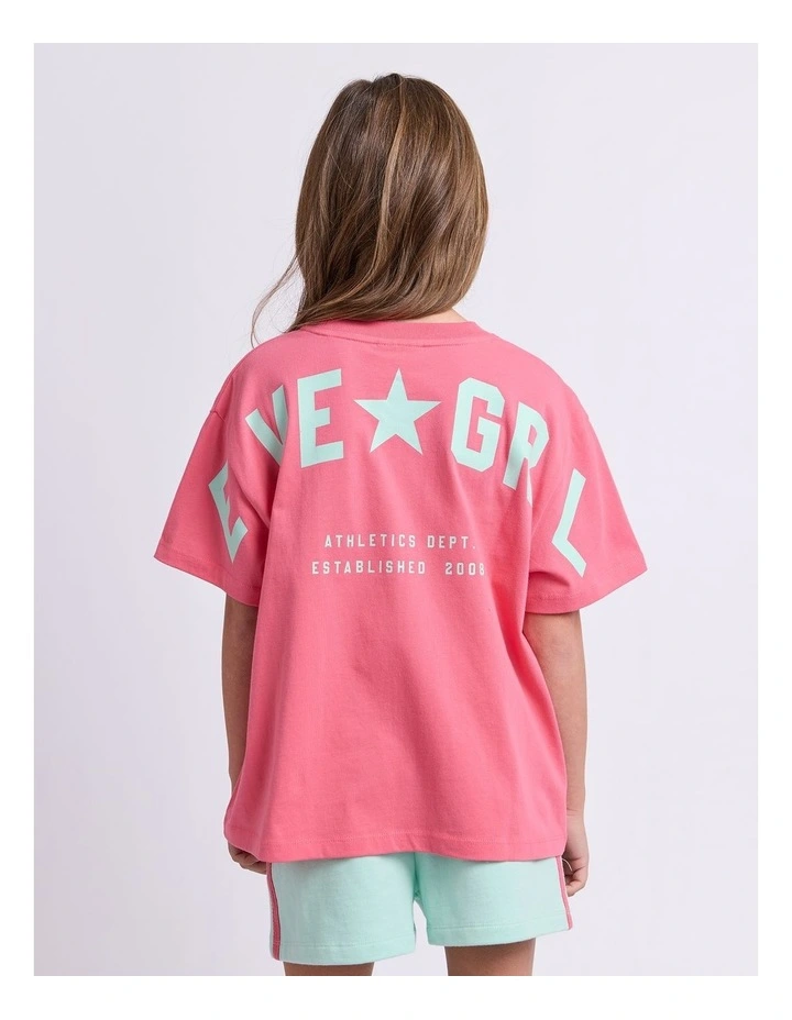 Motion Tee (8-16 Years) in Rose image 2