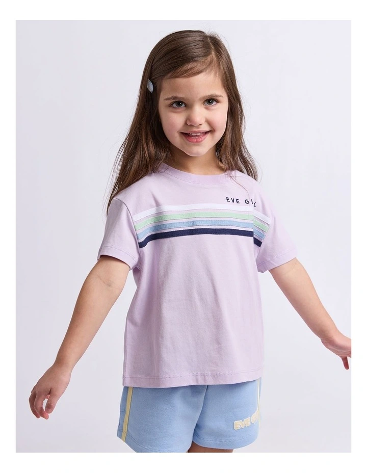 Retro Tee (3-7 Years) in Lilac image 1