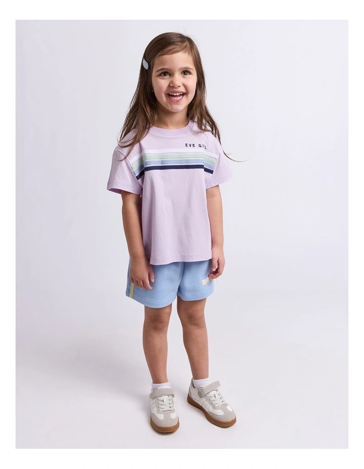 Retro Tee (3-7 Years) in Lilac image 3