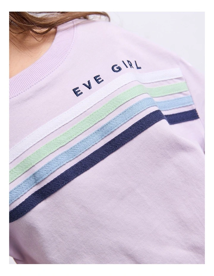 Retro Tee (3-7 Years) in Lilac image 4
