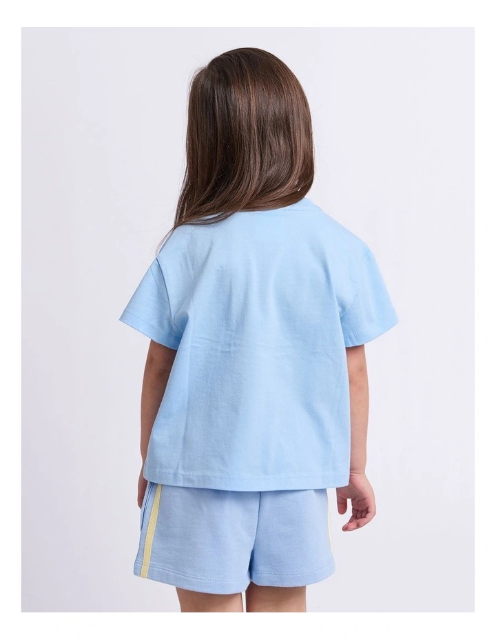 Retro Tee (3-7 Years) in Sky Blue image 2