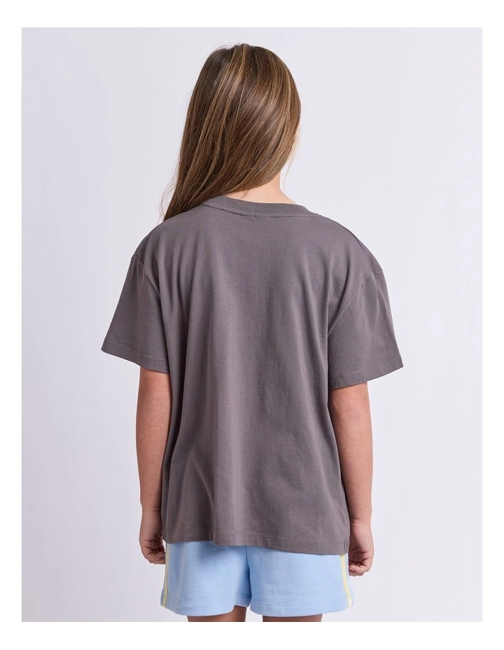 Retro Tee (8-16 Years) in Grey image 2
