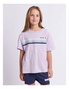 Retro Tee (8-16 Years) in Lilac