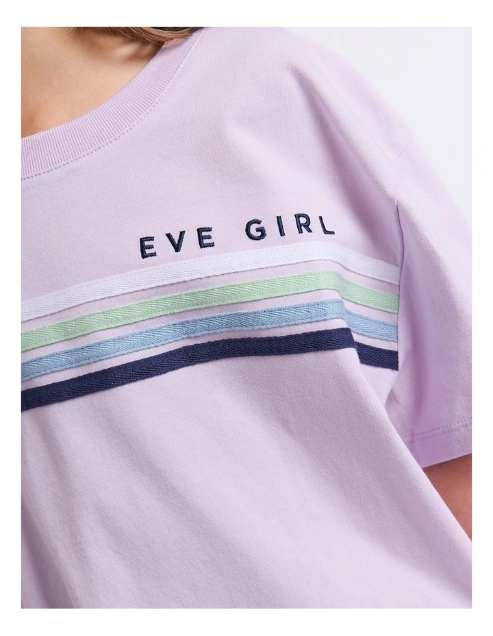Retro Tee (8-16 Years) in Lilac image 4