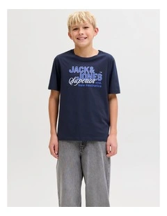 JJ LOGO TEE SS O-NECK 2 COL JNR