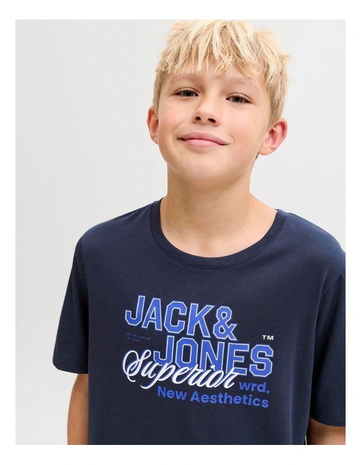 JJ LOGO TEE SS O-NECK 2 COL JNR image 3