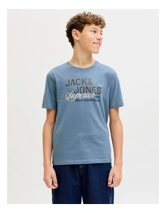 JJ LOGO TEE SS 2 COLOUR JNR