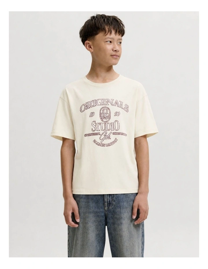 JORCHAMBERI TYPO TEE SS CN JNR image 1