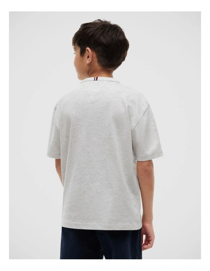 Varsity Logo Jersey T-Shirt (8-16 years) in Grey image 3