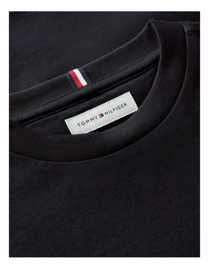 Boys Logo Jersey Crew Neck T-Shirt (8-16 years) in Black image 5