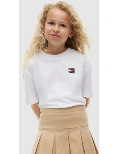 Unisex Archive Heritage Flag Tee (8-16 ) in White