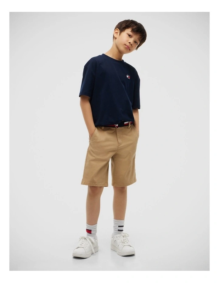 Unisex Archive Heritage Flag Tee (8-16 years) in Navy image 2