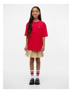 Unisex Archive Heritage Flag Tee (3-7 years) in Red