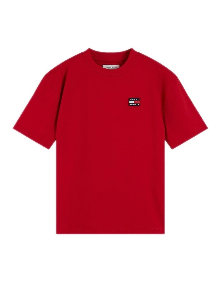 Unisex Archive Heritage Flag Tee (3-7 years) in Red image 5
