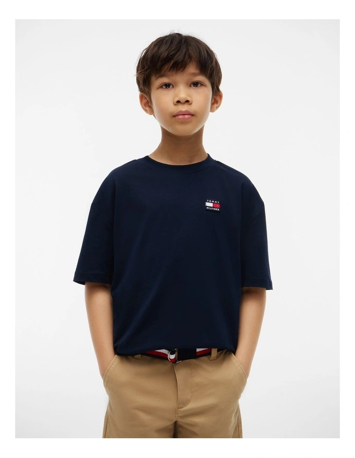 Unisex Archive Heritage Flag Tee (3-7 years) in Blue image 1