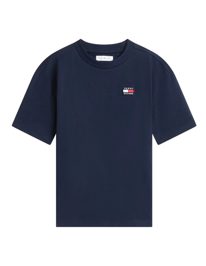Unisex Archive Heritage Flag Tee (3-7 years) in Blue image 4