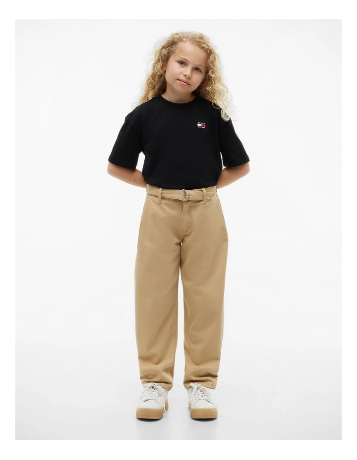 Unisex Archive Heritage Flag Tee (3-7 years) in Black image 4
