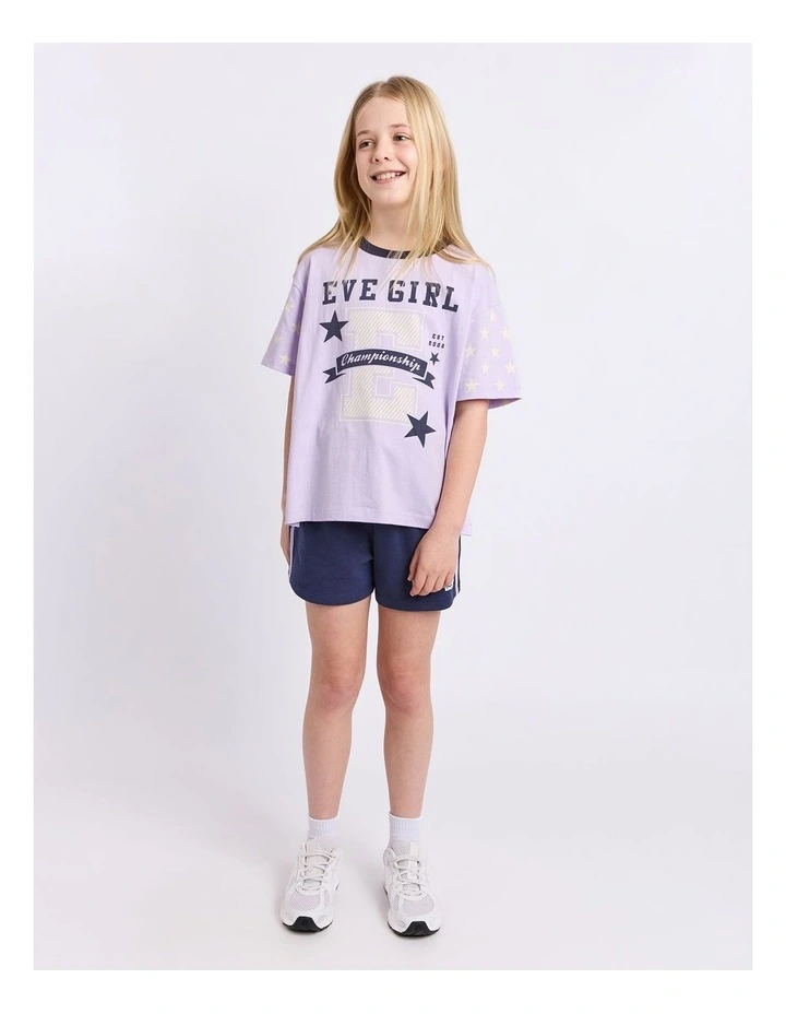 Superstar Tee (8-16 Years) in Lilac image 3