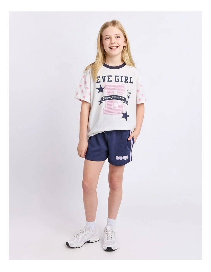 Superstar Tee (8-16 Years) in Vintage White image 3