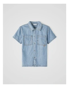 Stripe Shirt in Denim