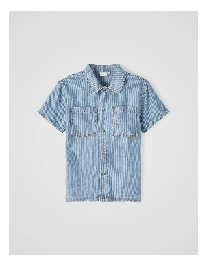 Stripe Shirt in Denim image 1