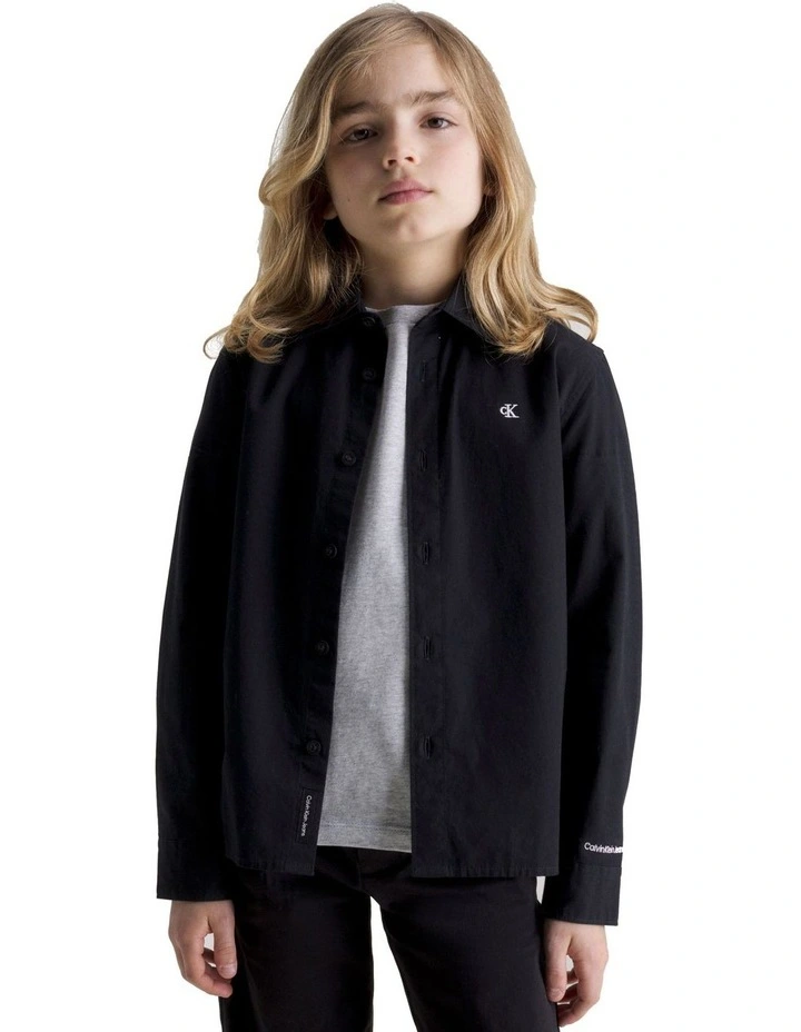 BOYS 8-16 Regular Ceremony Shirt in Black image 1