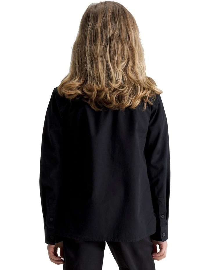 BOYS 8-16 Regular Ceremony Shirt in Black image 2
