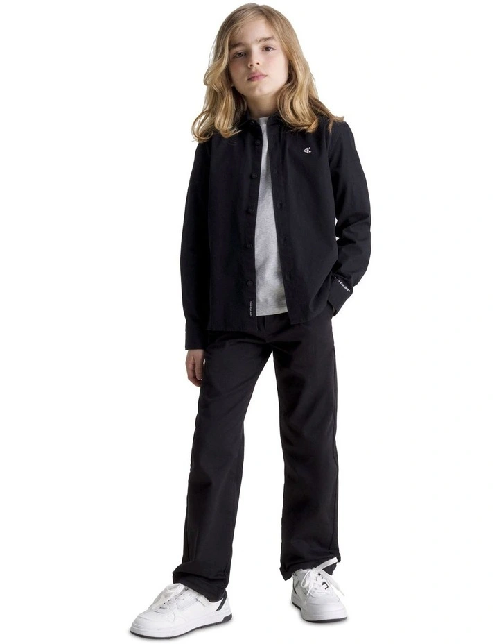 BOYS 8-16 Regular Ceremony Shirt in Black image 4