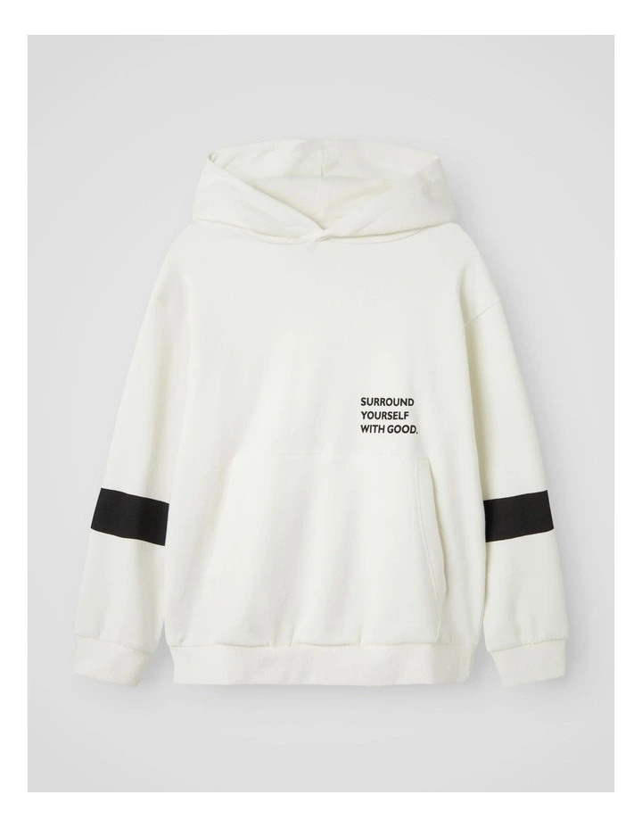 Noas Hooded Sweatshirt in White image 1