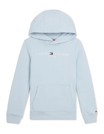 Essential Terry Hoodie (3-7 Years) in Blue
