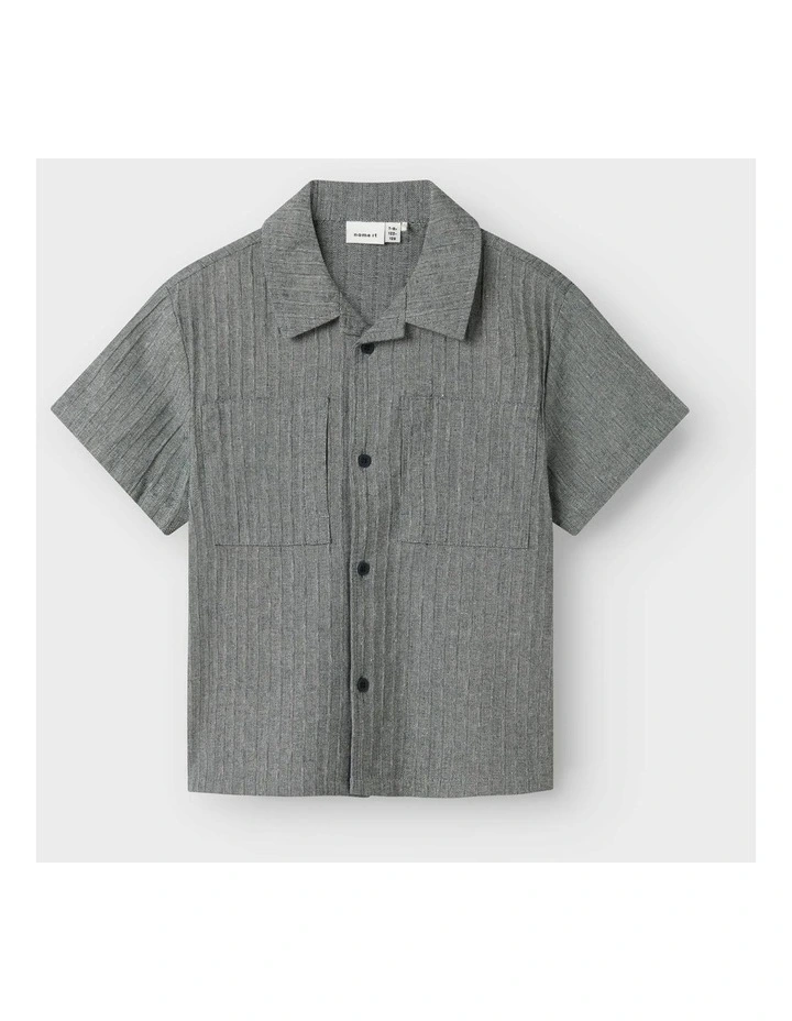 Hekarl short Sleeved Shirt in Navy Blazer image 1