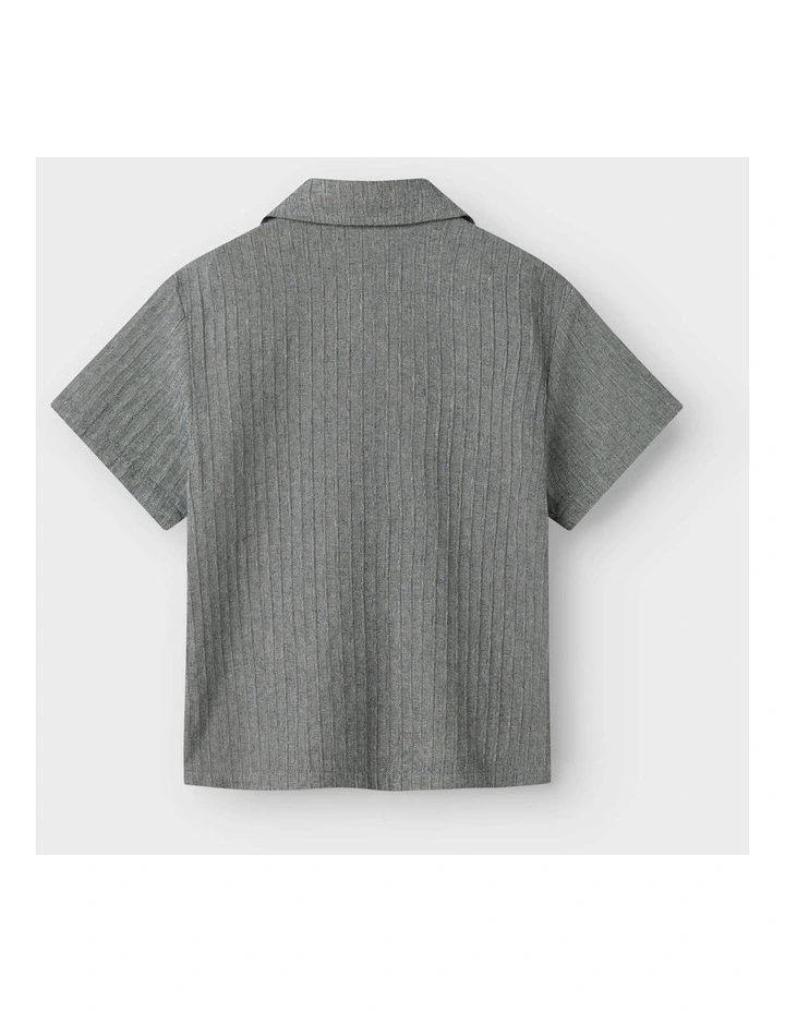 Hekarl short Sleeved Shirt in Navy Blazer image 2
