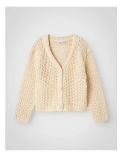 Ana Knit Cardigan in Caramel