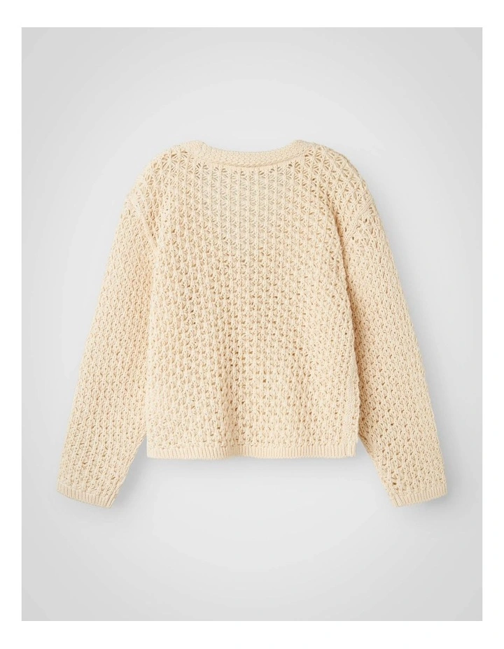 Ana Knit Cardigan in Caramel image 2