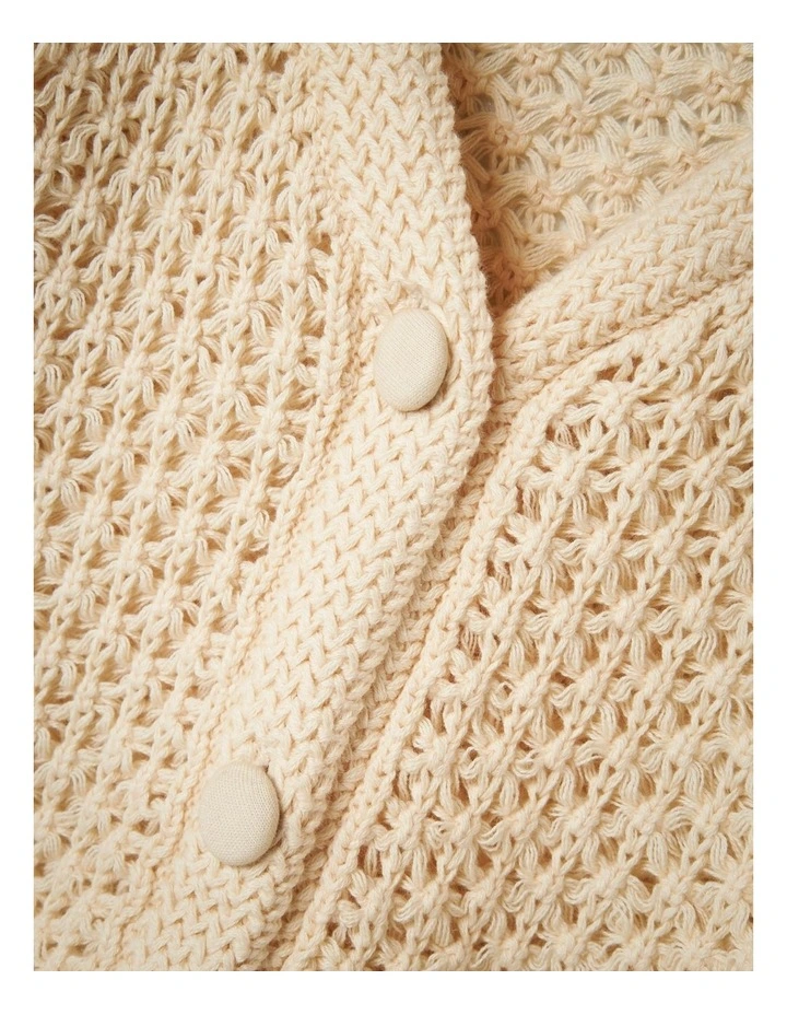 Ana Knit Cardigan in Caramel image 3