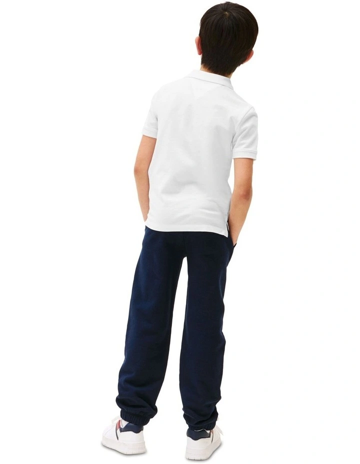 Signature Logo Regular Fit Polo Shirt (8-16Years) in White image 2