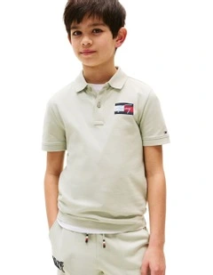 Signature Logo Regular Fit Polo Shirt (8-16Years) in Green