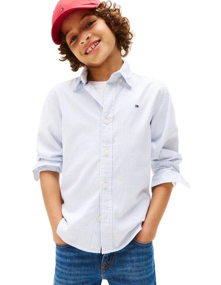 Flex Ithaca Shirt (3-7 Years) in Blue image 1
