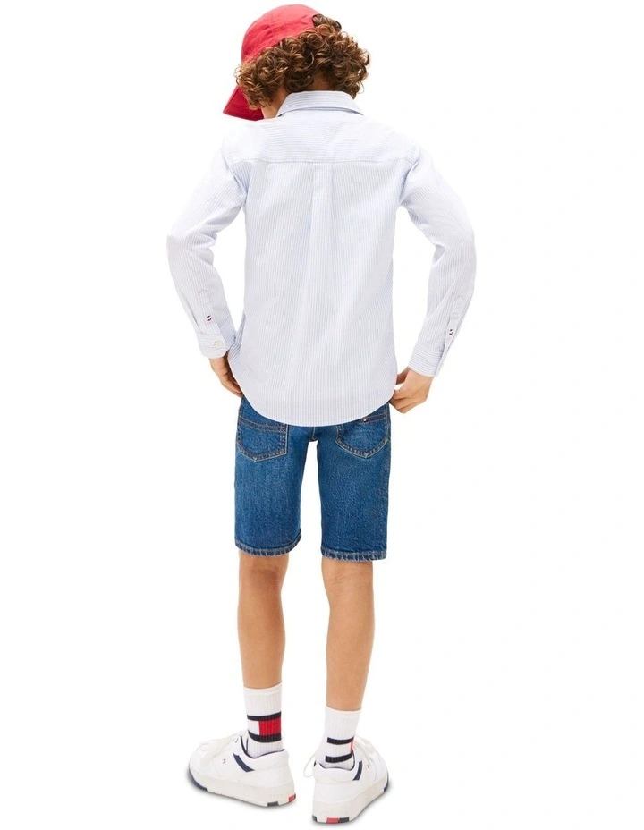 Flex Ithaca Shirt (3-7 Years) in Blue image 2